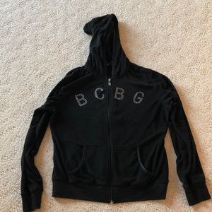 BCBG Terrycloth Hoodie